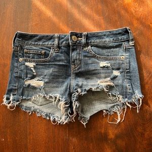 Express Distressed Jean Shorts Sz 00